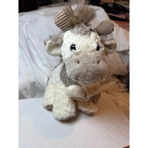 Walmart Swirl Giraffe Plush Stuffed Animal Heart Love "Love" Cream Brown